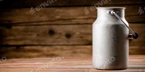 Preview: A can of village milk.