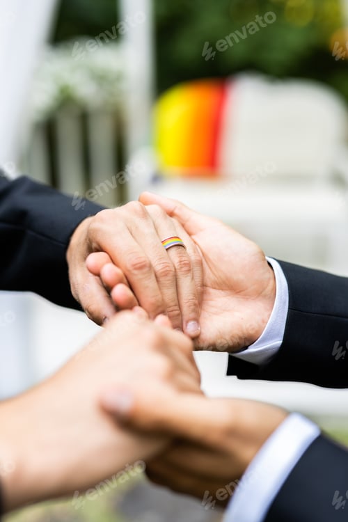 Preview: Gay couple celebrating wedding