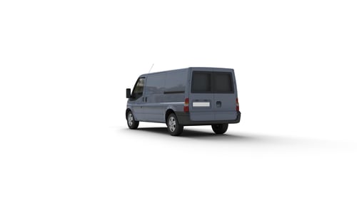 Preview: Van mockup isolated concept, Truck mock up