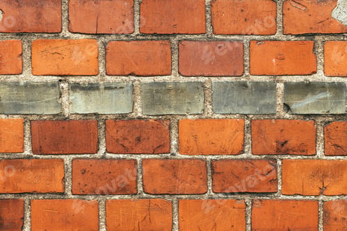 Preview: Background image of red brick pattern, old exterior wall texture