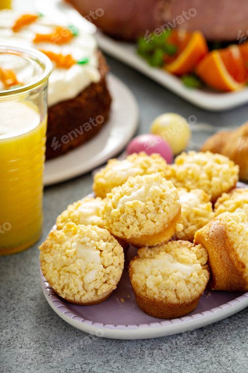 Preview: Cream cheese muffins for Easter