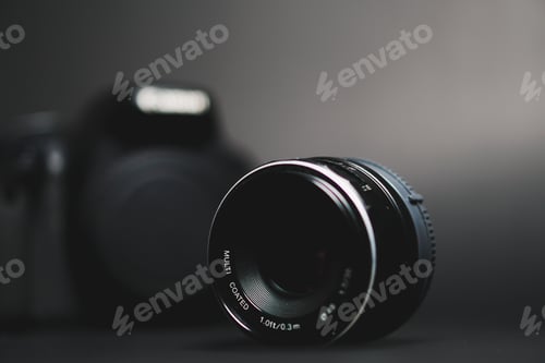 Preview: Photography Equipment. Photographer Work Kit. Photo Lenses.