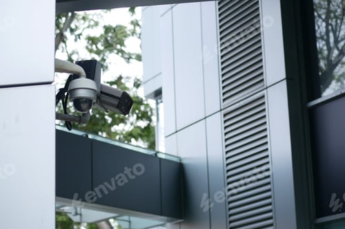 Preview: CCTV security camera operating outdoor
