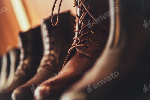 Preview: Elegant Leather Shoes Close Up