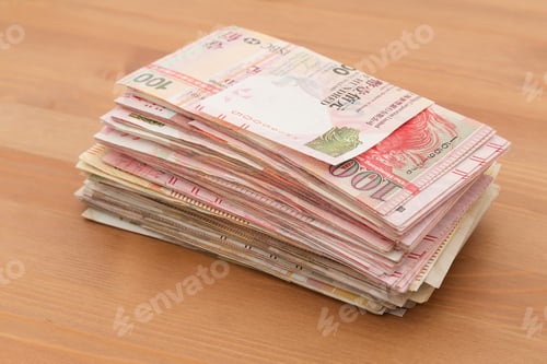 Preview: Stack of money bank note
