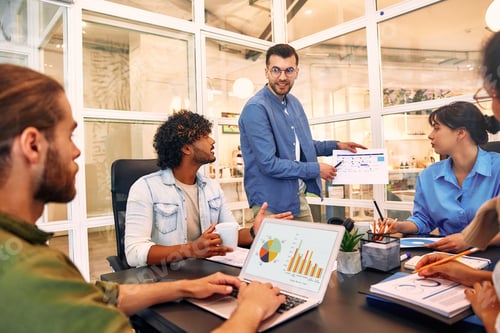 Preview: A group of young freelancers working in a coworking space