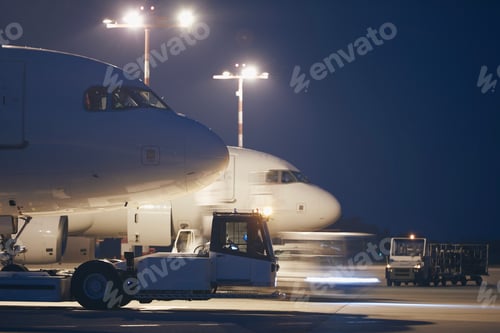 Preview: Preparation of airplanes at airport