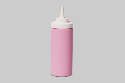 Preview: Pink bottle with white cap