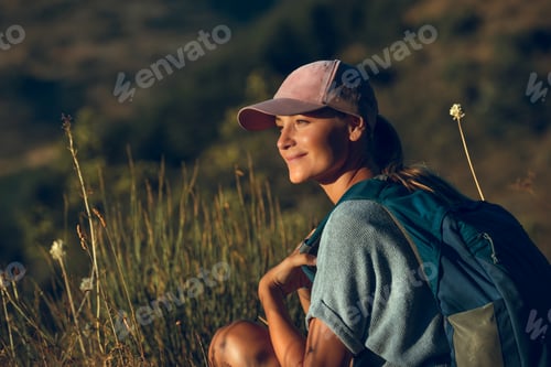 Preview: Happy Woman Enjoying Nature