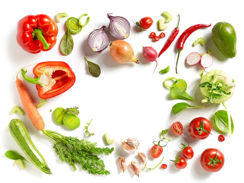 Preview: various fresh vegetables