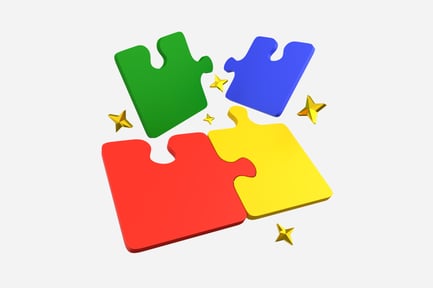 Preview: Puzzle Piece 3D Illustration