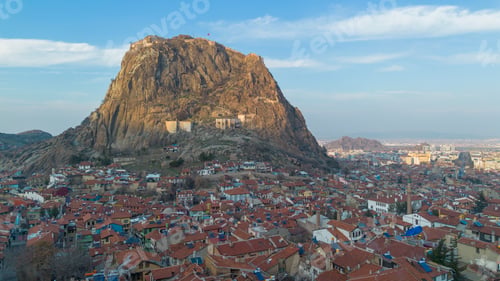 Preview: Afyon Castle and Afyon City view from Hidirlik Hill