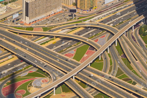 Preview: Dubai Downtown skyline, United Arab Emirates or UAE. Urban city.