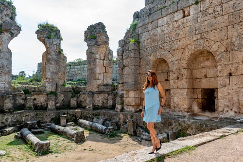 Preview: Perge Ancient City, Antalya - Turkey. April 04, 2019.