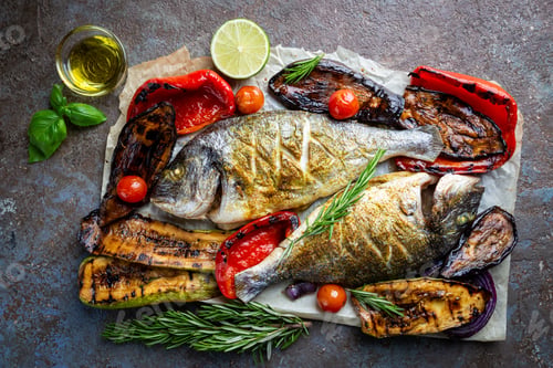 Preview: Baked Dorado fish