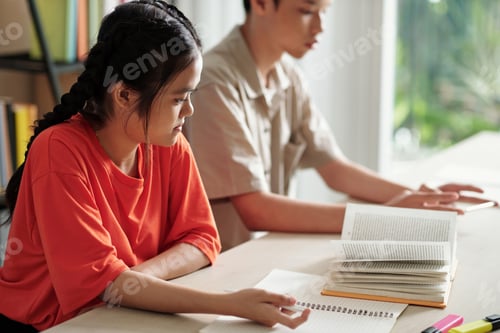 Preview: School Children Reading Book