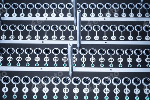 Preview: Panel with numbered round buttons and inputs