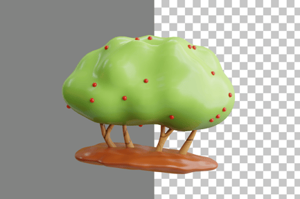 Preview: Bush 3D Icon