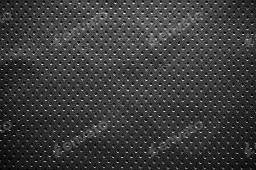 Preview: Black leather sheet background with dot pattern.