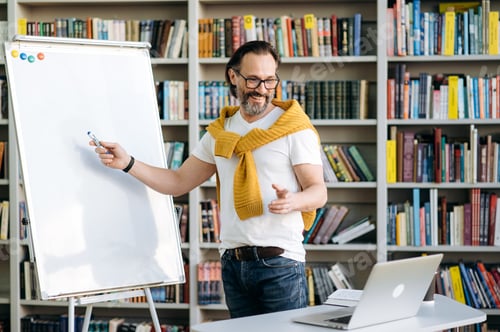 Preview: man work business teacher employee people