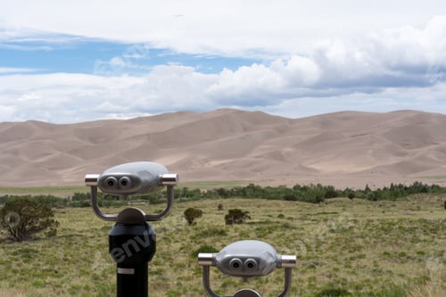Preview: Scenic view of Great Sand Dunes National Park in Colorado, USA.