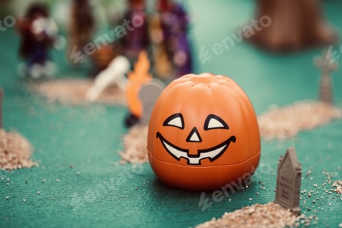 Preview: children's constructor playmobile on the theme of halloween autumn play childhood toys