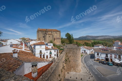 Preview: Puerta de Almocabar Gate and Walls and Holy Spirit Church - Ronda, Andalusia, Spain