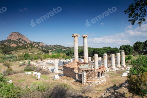 Preview: The Temple of Artemis. Sardes Ancient city. Manisa, Turkey. UNESCO World Heritage Tentative List.