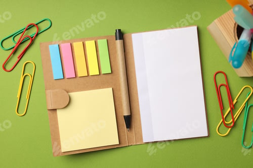 Preview: Concept of stationary accessories, space for text
