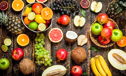 Preview: Many different fruits .