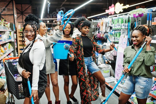 Preview: Africans at supermarket