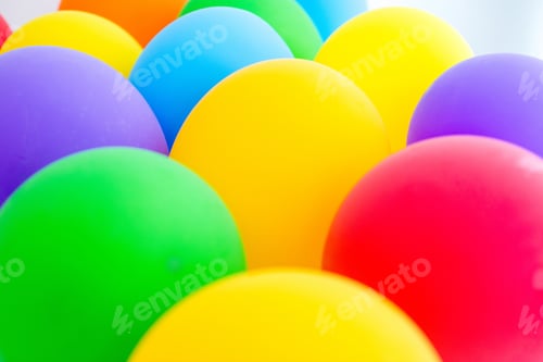 Preview: Abstract background of colorful balloons