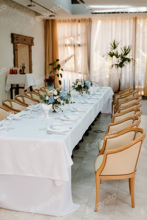 Preview: Banquet hall for weddings with decorative elements