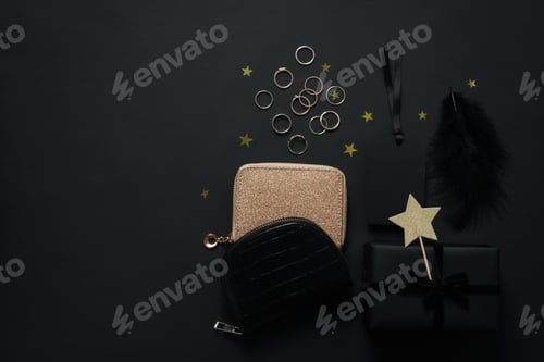 Preview: Concept of Black friday sale, top view