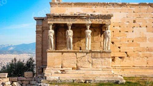 Preview: Breathtaking shot of Erechtheion monument in Athens, Greece