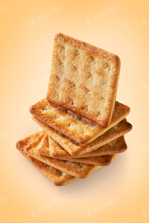 Preview: A pile of seven sugary sweet crackers