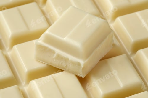Preview: Pieces of white chocolate