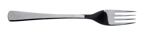 Preview: Silver fork isolated on white background close up