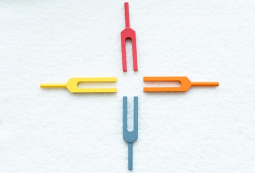 Preview: Set of tuning forks for acutonic session and sound healing