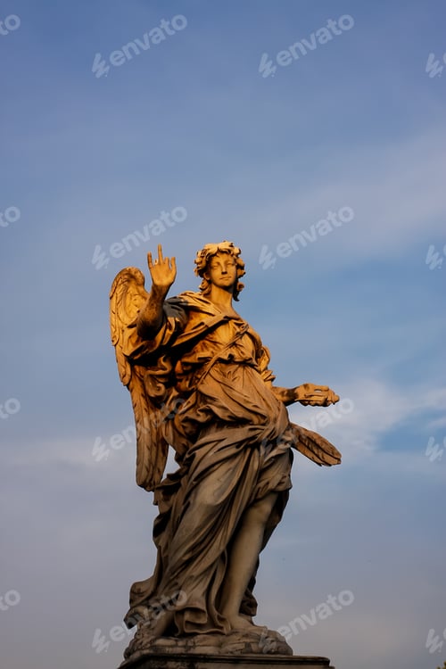 Preview: Angel statue at Ponte S. Angelo in Rome, Italy