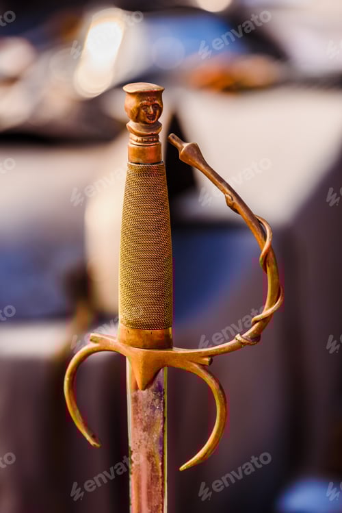 Preview: Handle of some old Spanish swords.