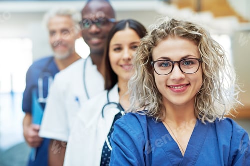 Preview: The medical team standing in a hospital