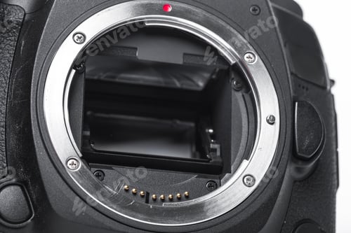 Preview: Closeup view of digital camera