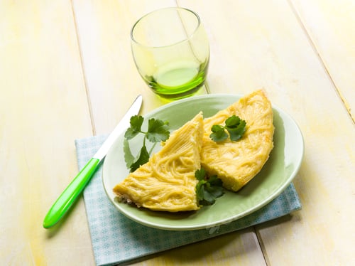 Preview: spaghetti omelet, traditional italian recipe