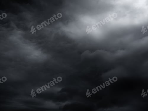 Preview: Cloud storm sky dark halloween background rain
