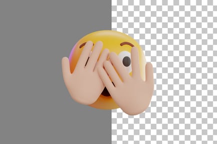 Preview: Peeking Eye Emoji 3D Icon