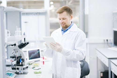 Preview: Modern Scientist in Laboratory