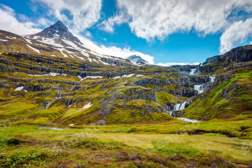 Preview: Landscape in the Mjoifjordur fjord