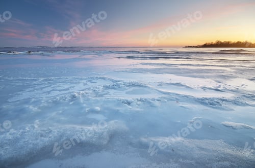 Preview: Winter nature landscape.
