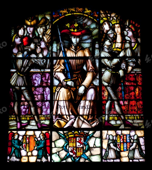 Preview: Stained glass window